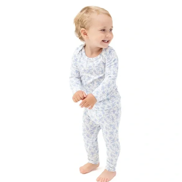 Angel Dear Romi Floral Bow Loungewear Set - Picture 2 of 2